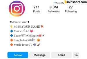 Instagram VIP bio for girls copy and paste